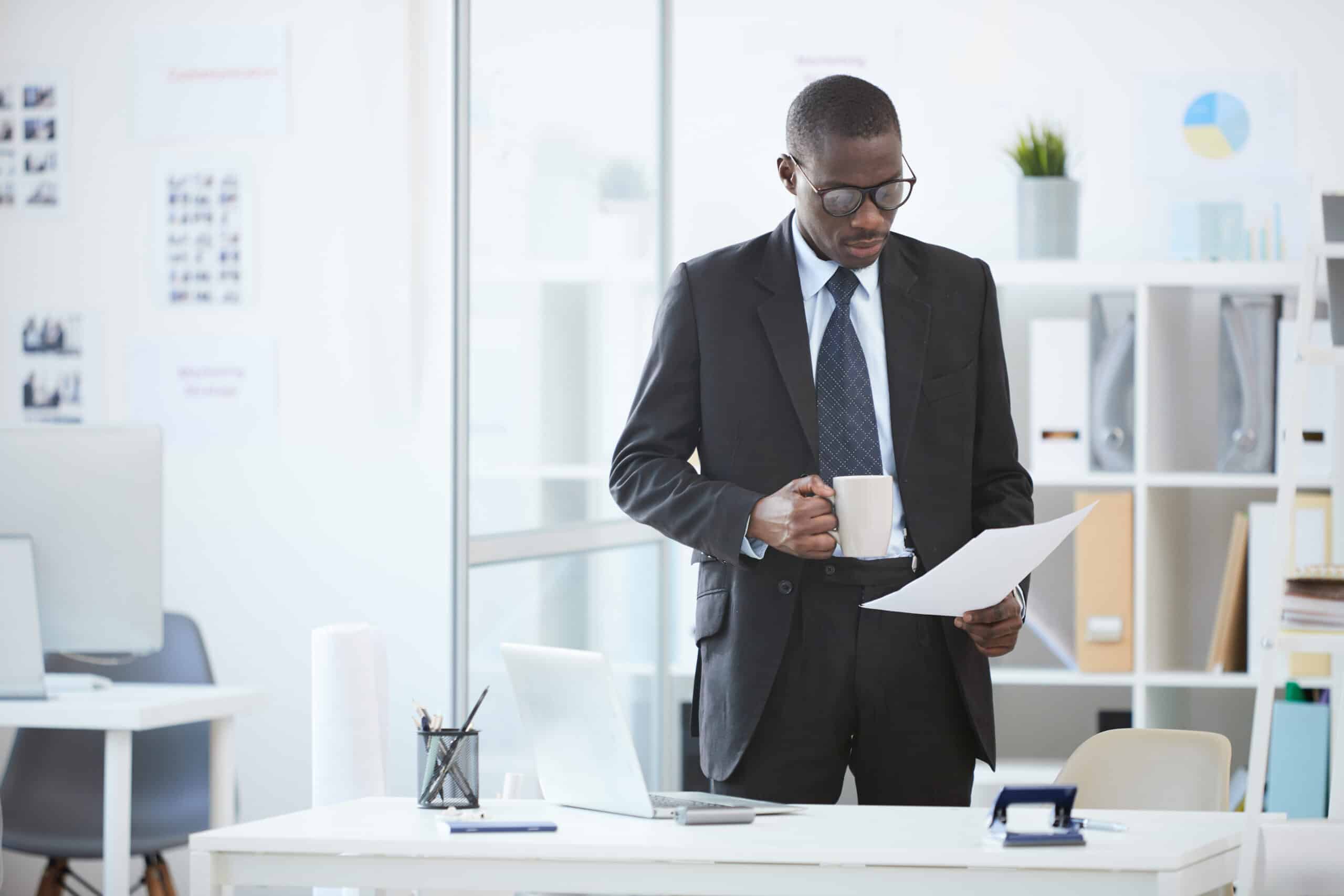 Office worker working at office